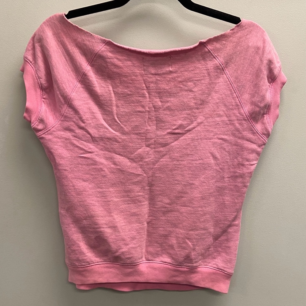 **SOLD**Juicy Couture Short Sleeve Flashdance Sweatshirt - Picture 2 of 4